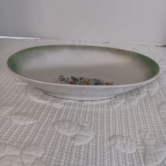 Greiner & Herda Oberkotzau GHO Bavarian Lusterware Oval Porcelain Dish - Picture 6 of 8